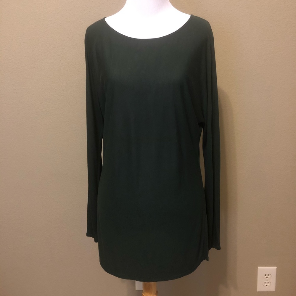VINCE Dark Green Tunic